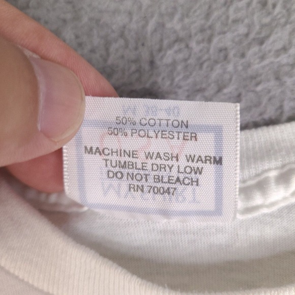 Vintage 1989 Ft Lauderdale By The Sea 5k Run T-Shirt Adult Medium White USA Made - Picture 9 of 15